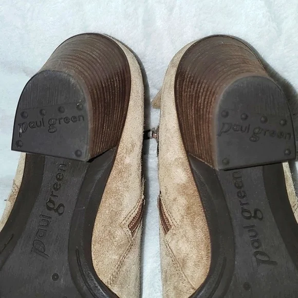 Paul Green Nora Hydro Suede Ankle Booties Size 6 - Picture 6 of 14